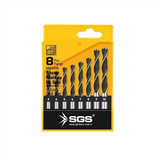 SGS 8 PCS AHŞAP UÇ SETİ 